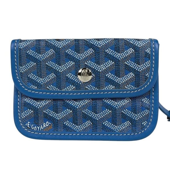 RARE Authentic Goyard Mini Saint Louis Anjou Blue Shoulder Tote Bag & Pouch - Picture 6 of 7